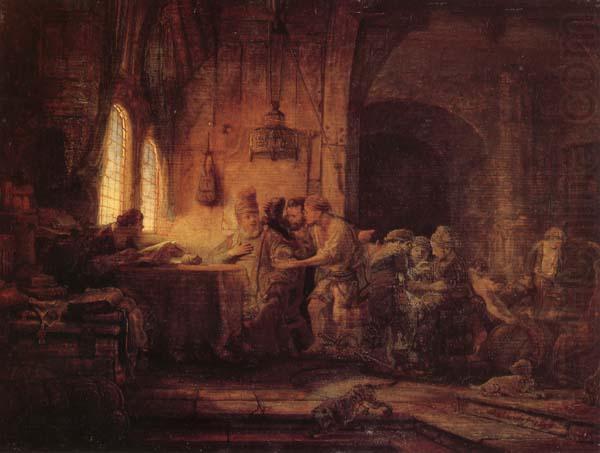 REMBRANDT Harmenszoon van Rijn The Parable of the Laborers in the Vineard china oil painting image